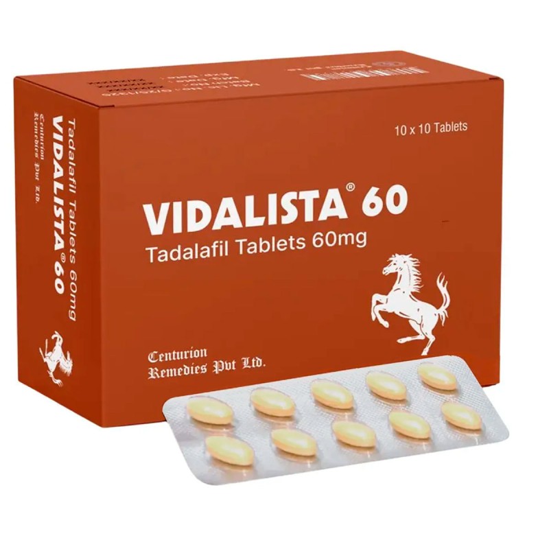 Cialis (Tadalafil) 10 tab, 60 mg/tab | Vidalista 60 | Centurion Laboratories